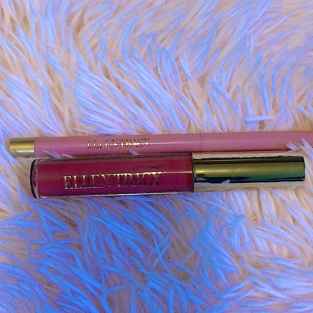 Ellen Tracy lip gloss and lip liner